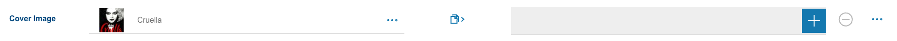 better experience, showing a custom component for the field
